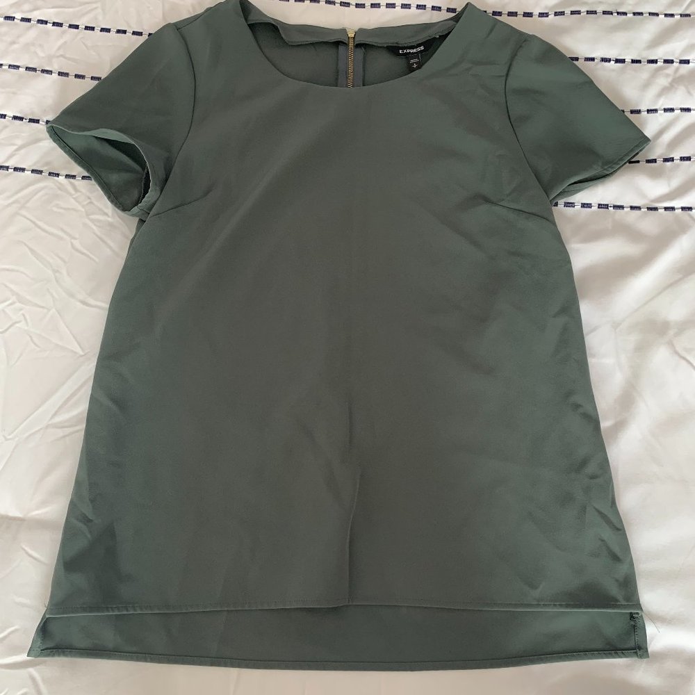 Grey Express Shell with zipper